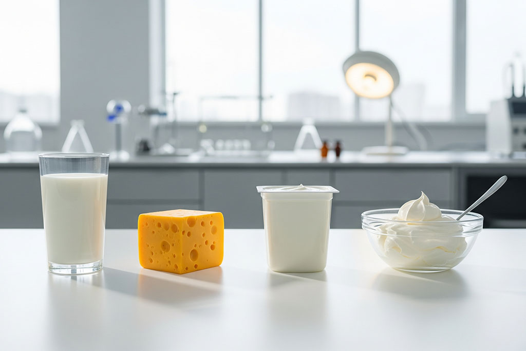 Composition et rôle du lait et des produits laitiers