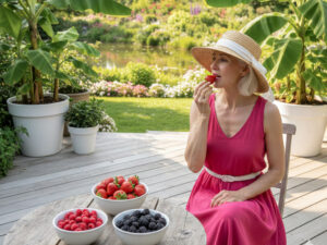 La fraise, la framboise et la mûre